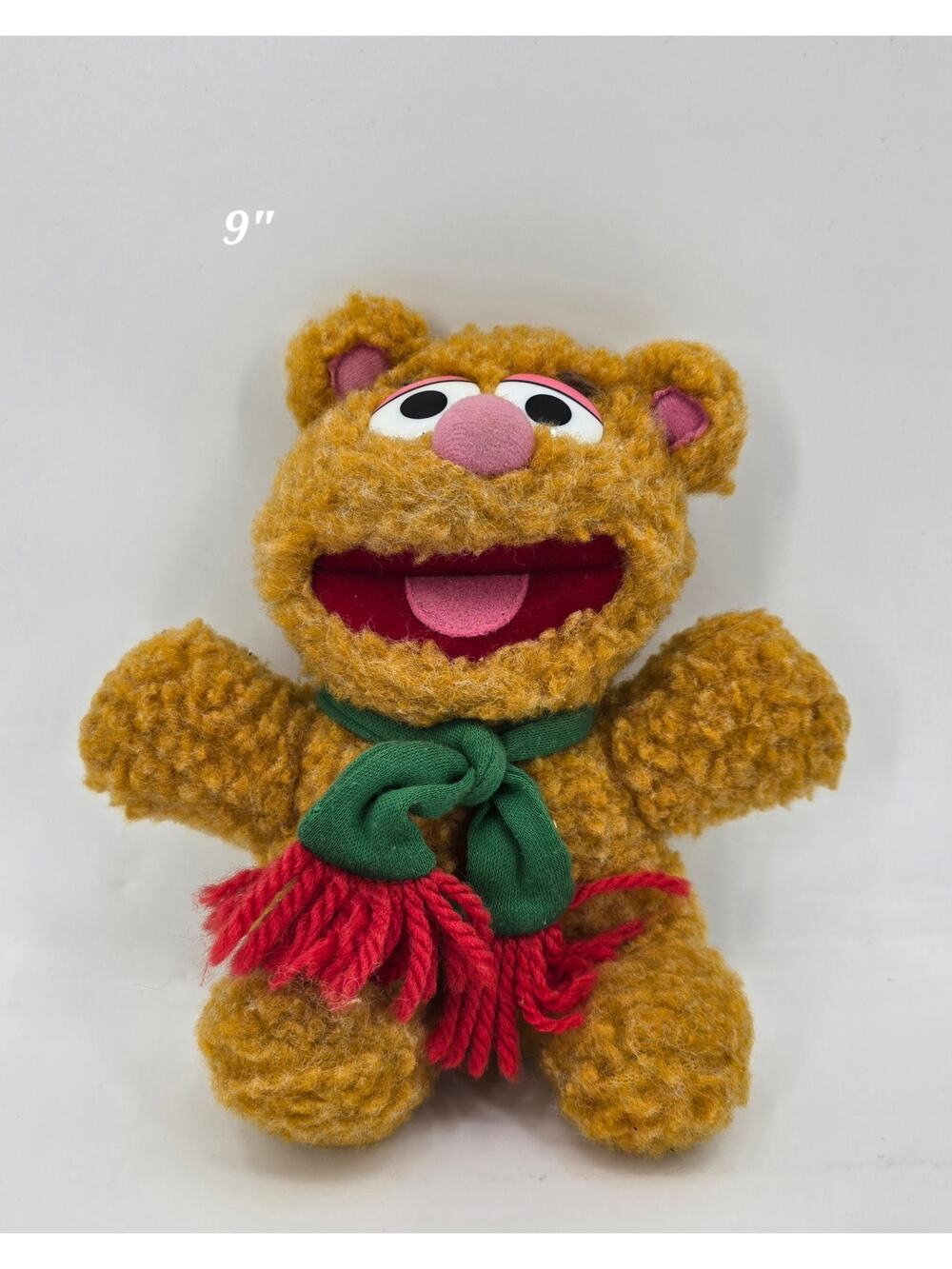 Vintage 1987 Baby Fozzie Bear Plush – 9″‎ Henson Associates (Muppet Babies)